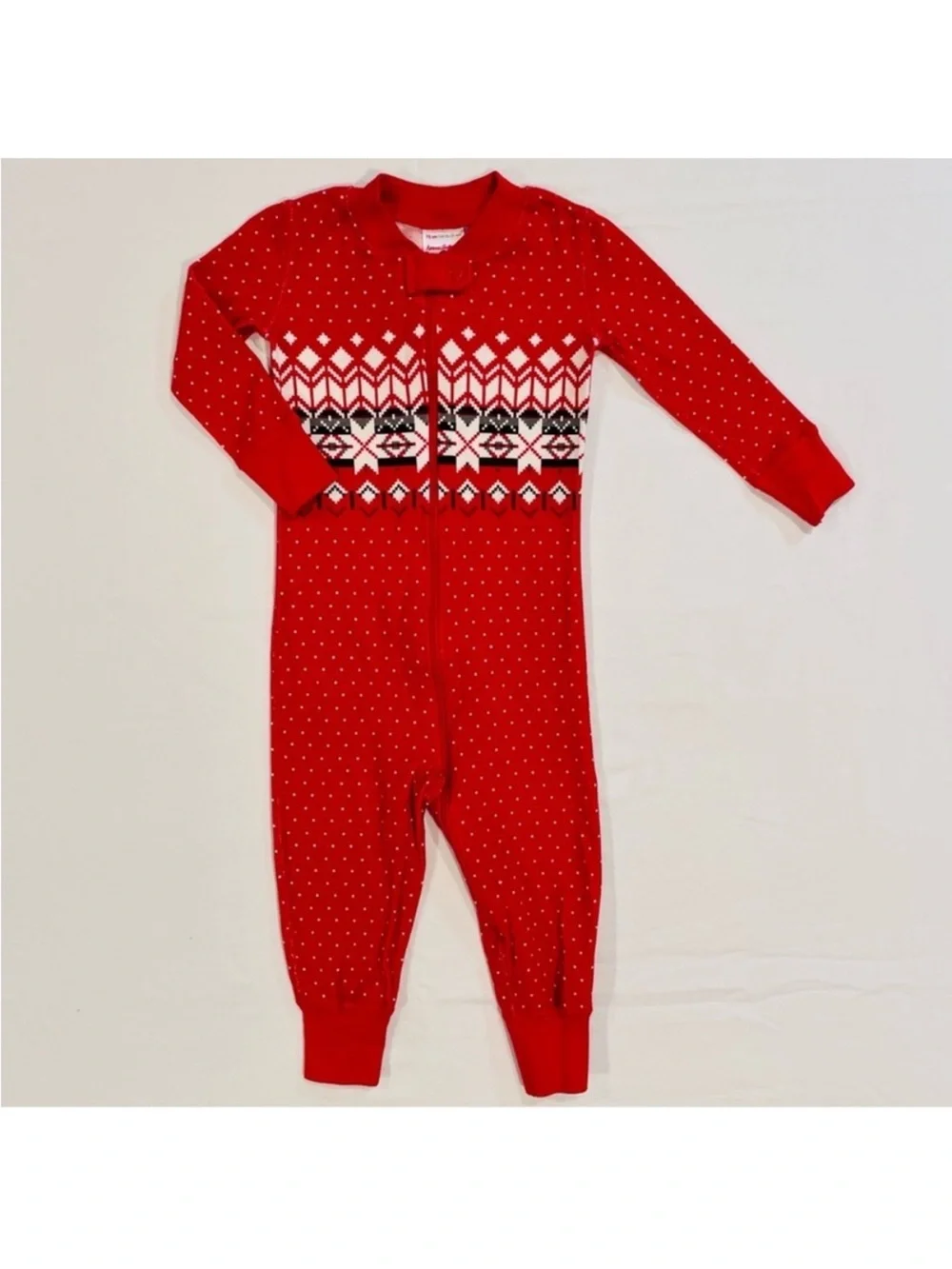 Hanna Andersson Baby Zip Sleeper Boys 12-18M 75 cm Heritage Christmas Fair Isle